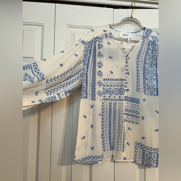 NWT BA&SH Isko Blouse and Skirt In Bandana Print- size Medium - Picture 13 of 15